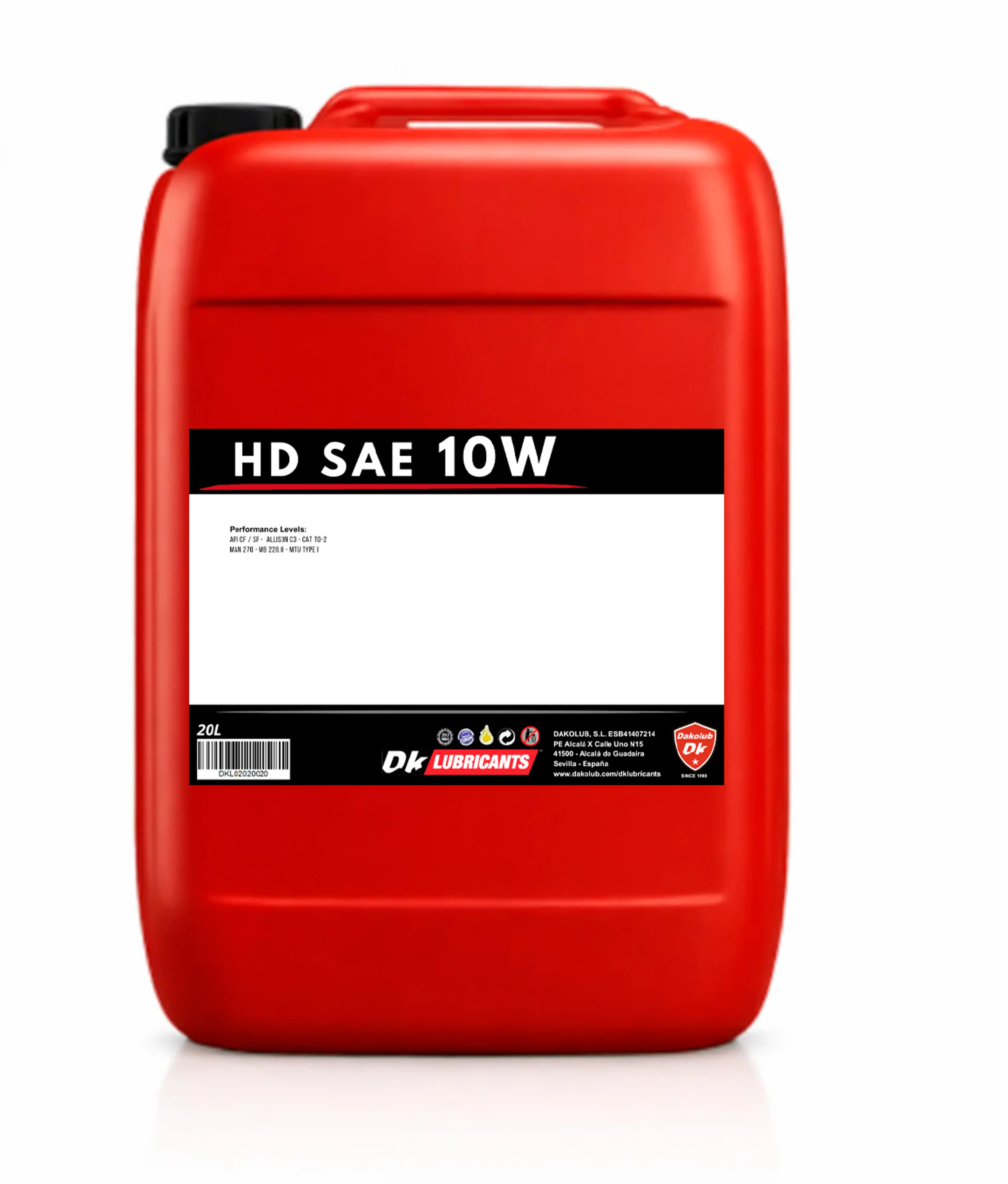 DK HD SAE 10W 20L