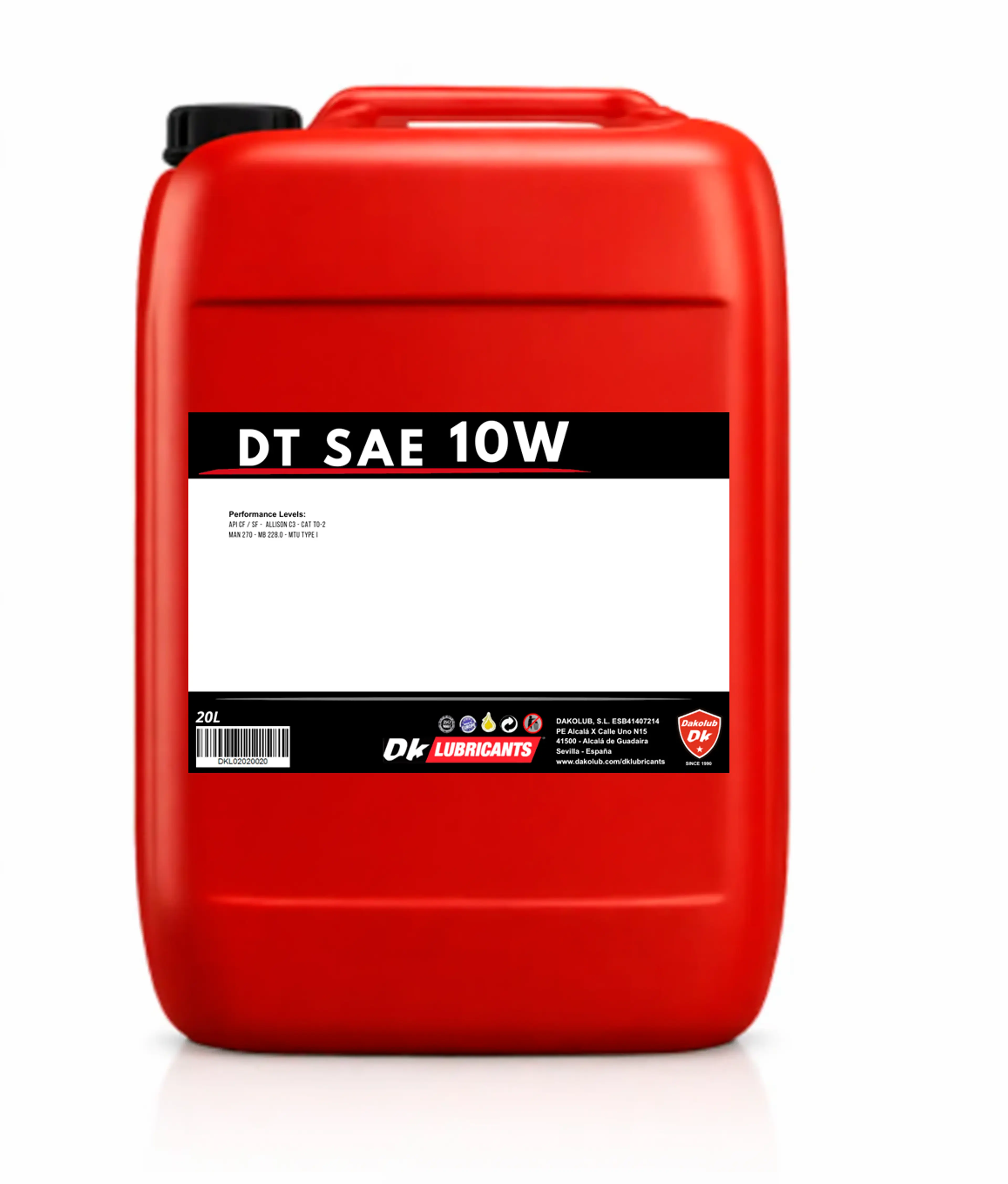 DK DT SAE 10W 20L