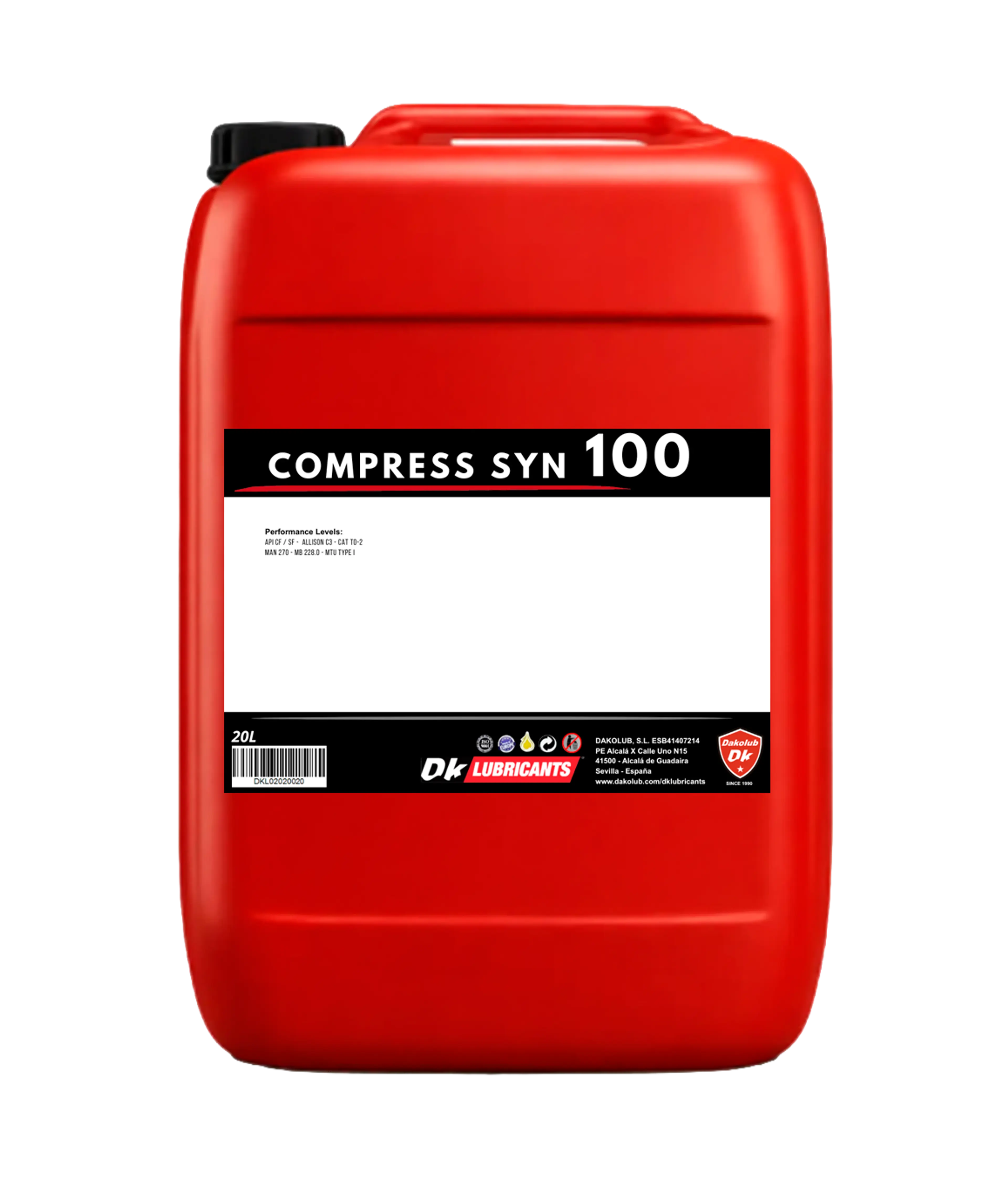 DK COMPRESS SYN 100 20L