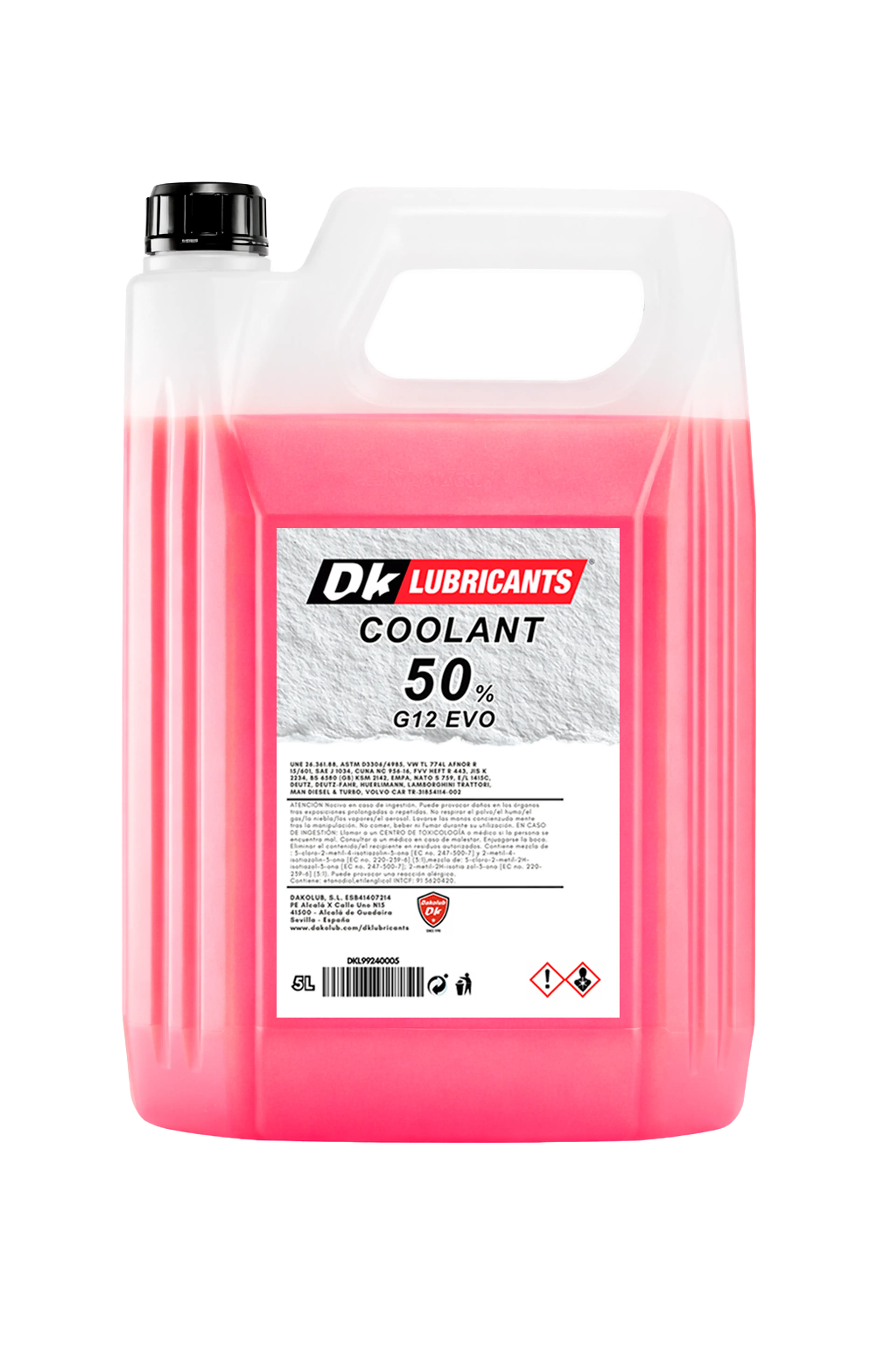 DK COOLANT 50% G12EVO 5L