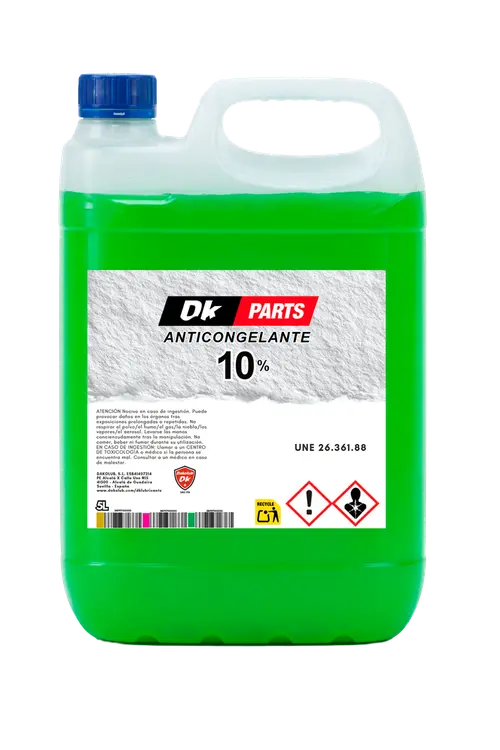DK ANTIFREEZE 10% VERDE 5L