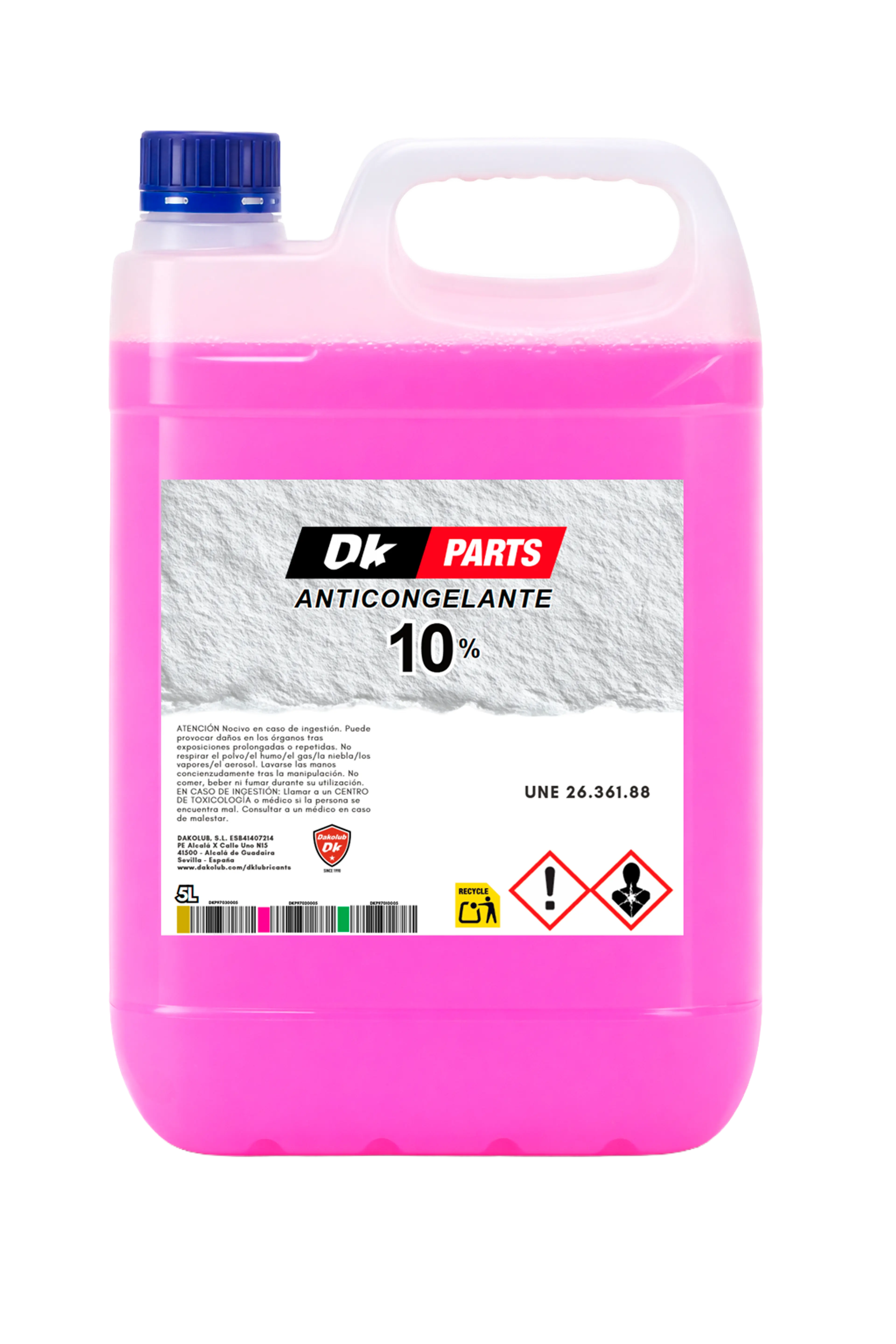 DK ANTIFREEZE 10% ROSA 5L
