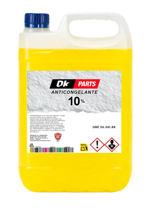 DK ANTIFREEZE 10% AMARILLO 5L