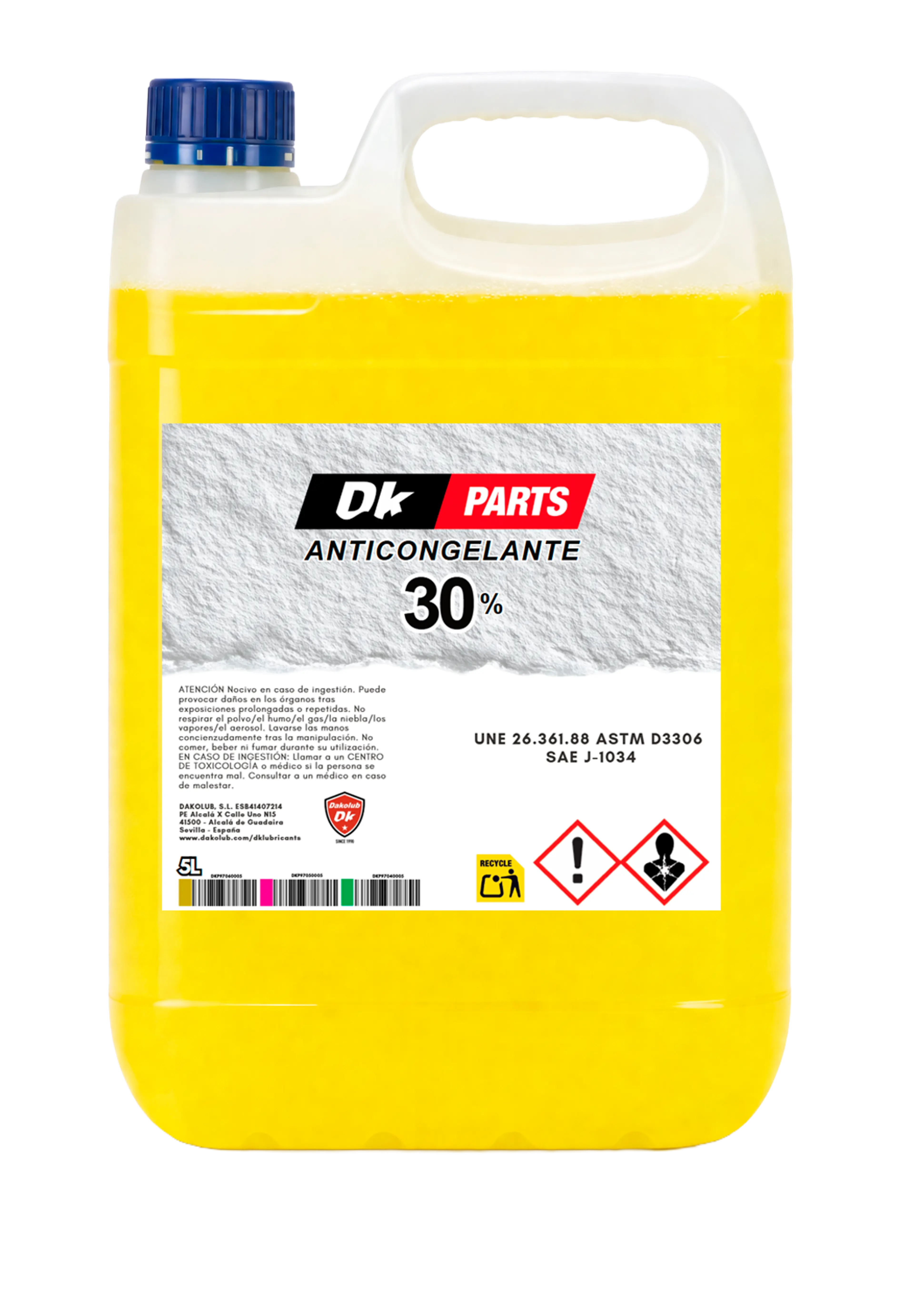 DK ANTIFREEZE 30% AMARILLO 5L