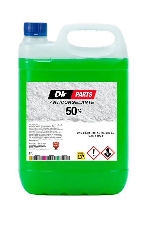 DK ANTIFREEZE 50% VERDE 5L