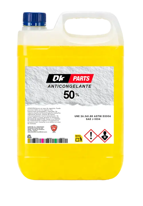 DK ANTIFREEZE 50% AMARILLO 5L