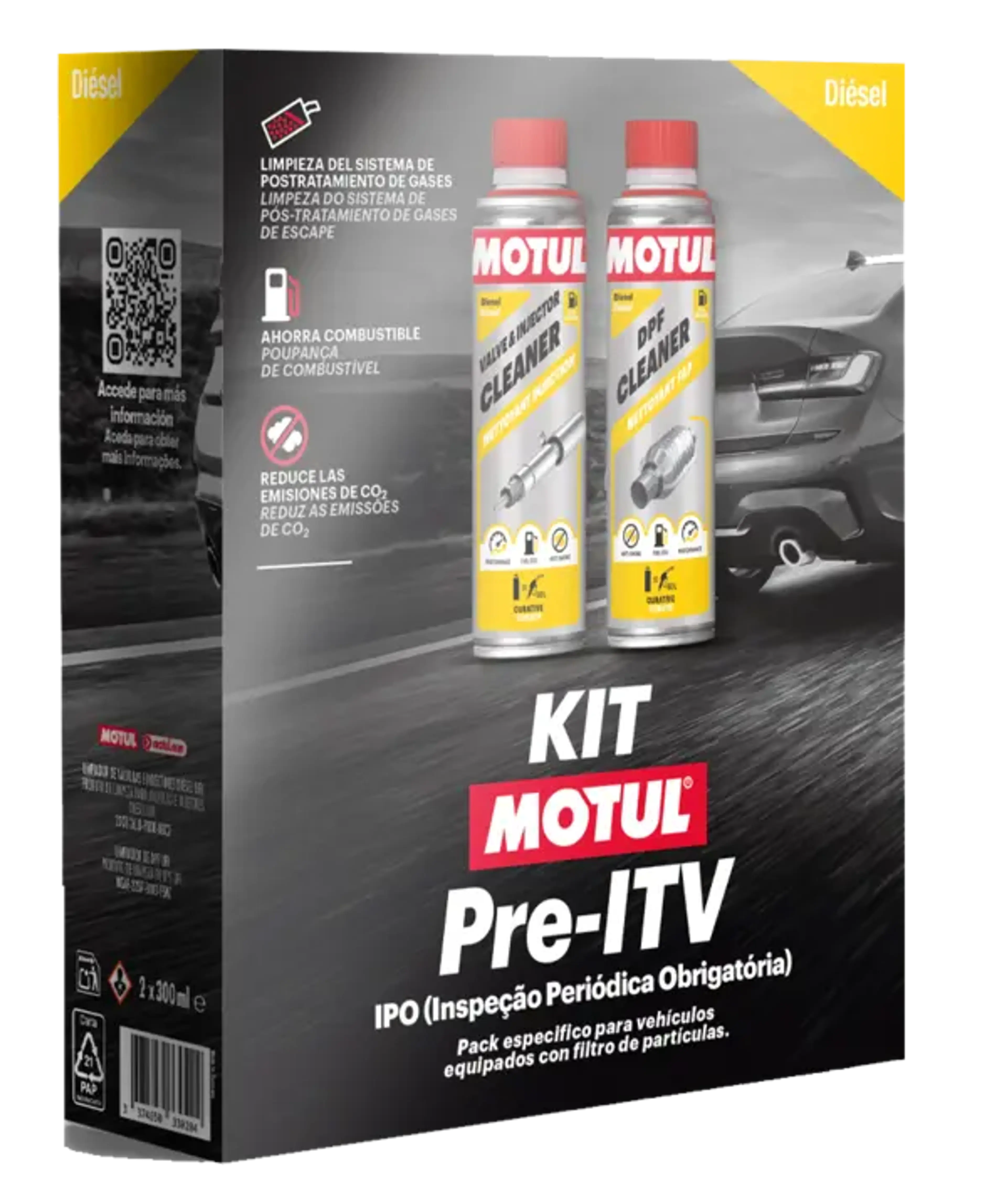 MOTUL PACK PRE ITV DIESEL 600ML